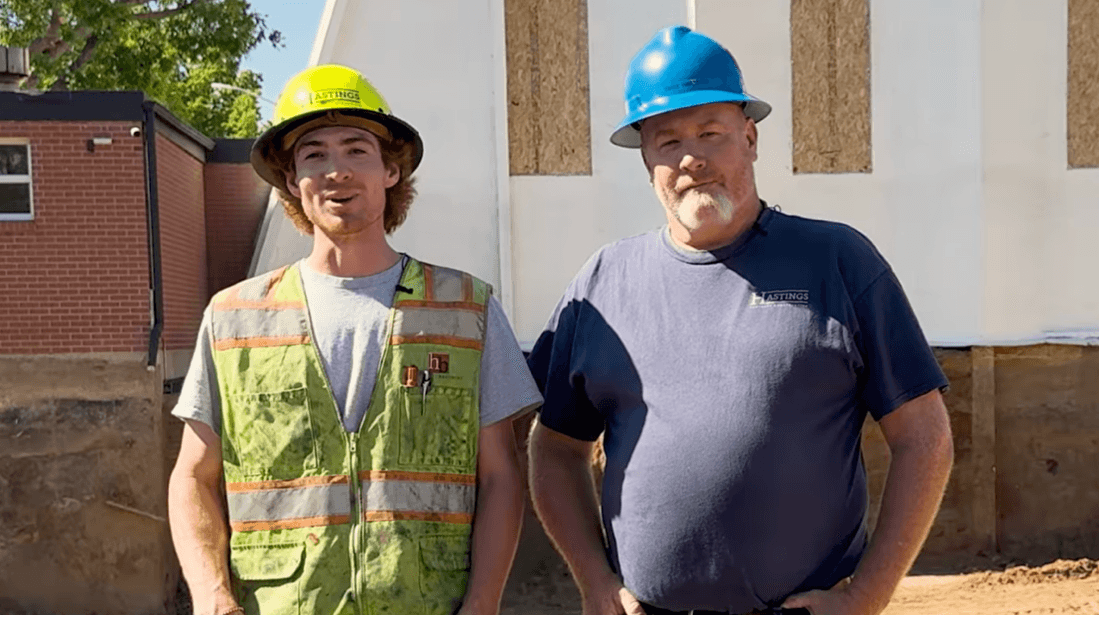 4RE | Troy Hastings, and son Ethan Hastings, of Hastings Brothers Contruction.