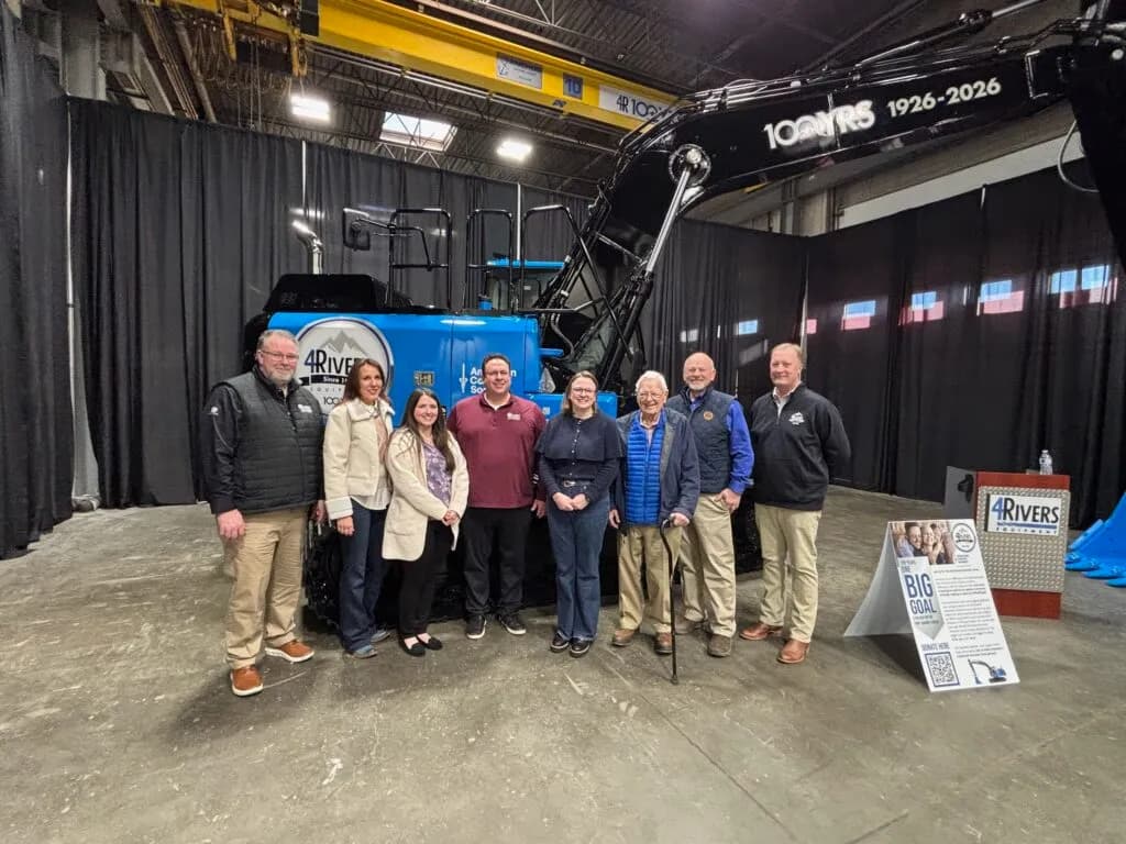 4Rivers Unveils 100th Anniversary Excavator