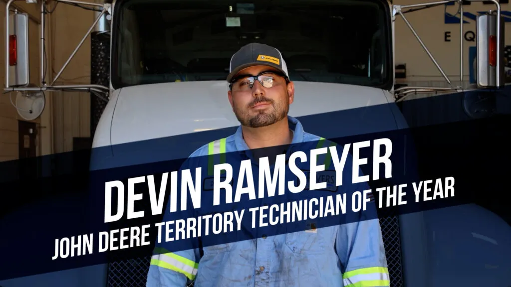 Devin Ramseyer Named John Deere Territory Technician of the Year