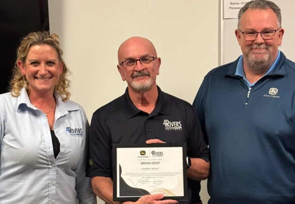 Brian Dent Receives “Commitment” Challenge Coin