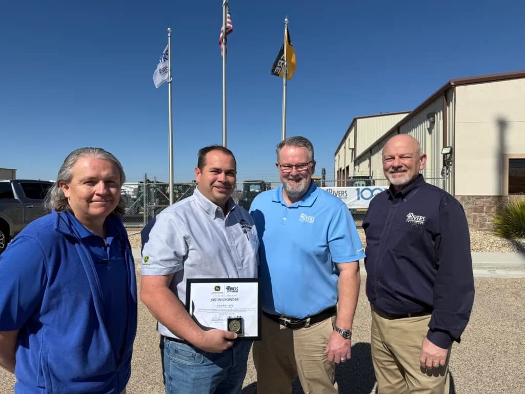 Justin Crowder Receives "Innovation" Challenge Coin