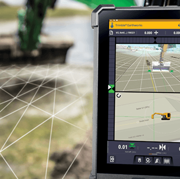 Trimble Earthworks Grade Control Platform
