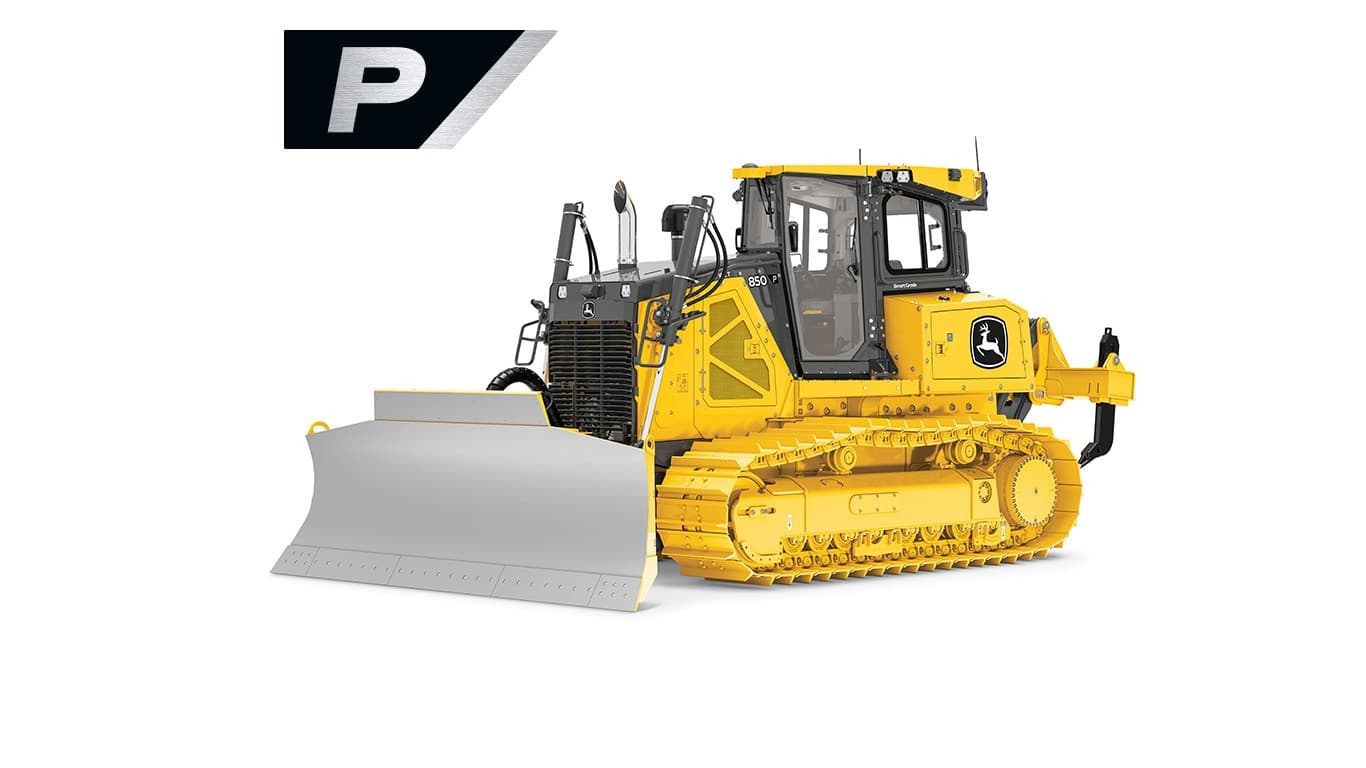 850 P-Tier Dozer on white background | 4re Equipment | ID: 850PFT4