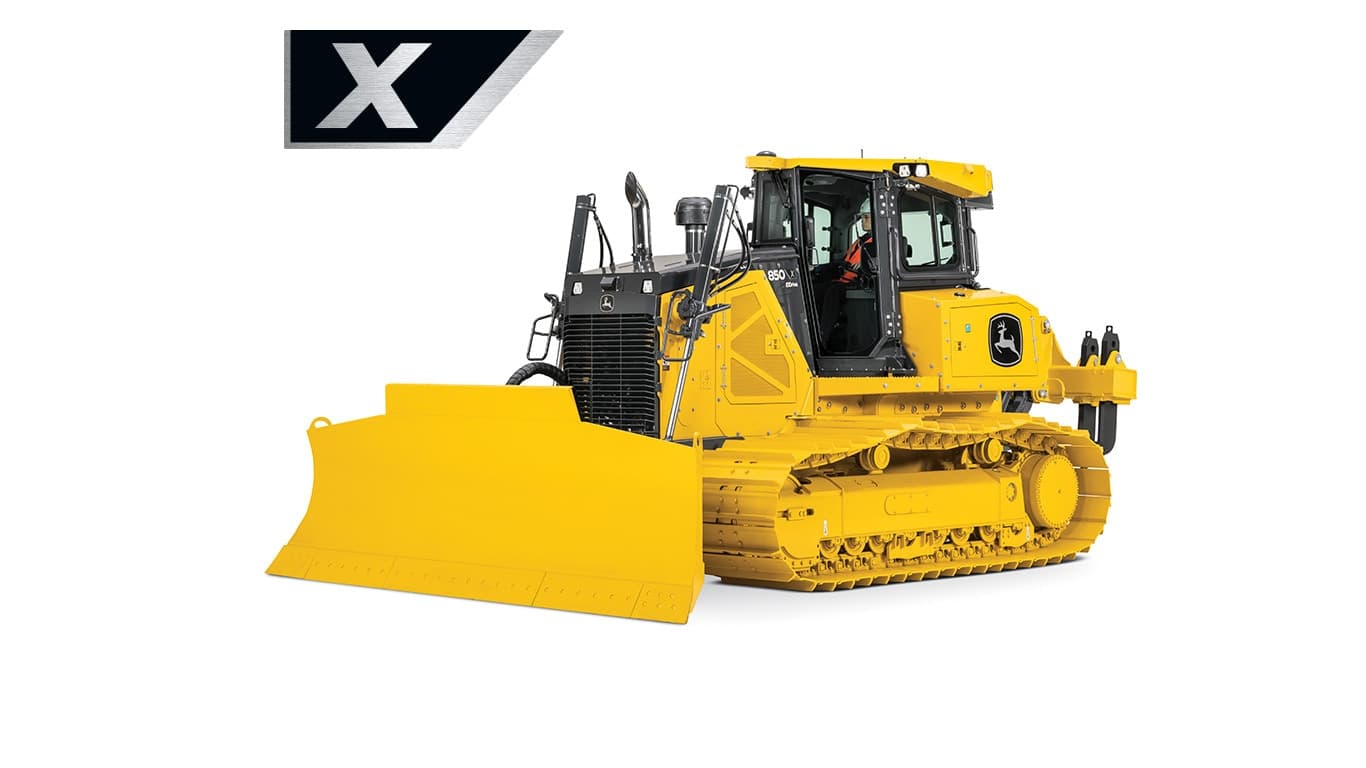 850 X-Tier Dozer on white background | 4re Equipment | ID: 850XFT4