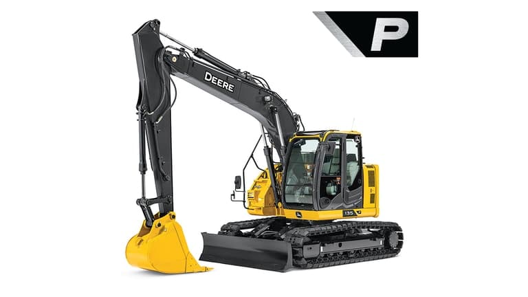 Studio image of 135 P-Tier Excavator | 4re Equipment