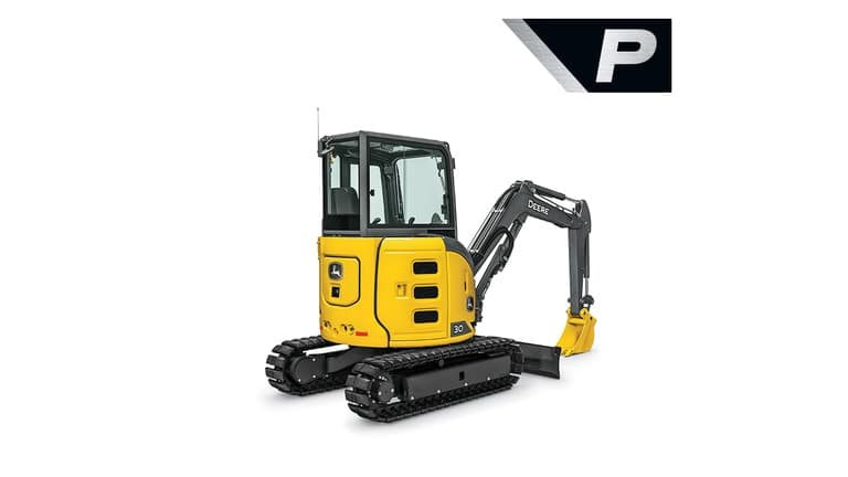 Studio image of a 30 P-Tier Excavator | 4re Equipment