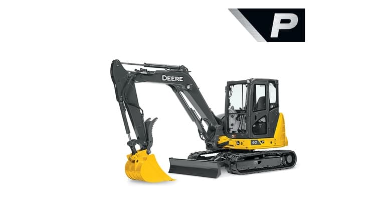Studio image of a 60 P Tier Excavator | 4re Equipment