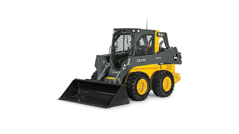 320G Skid Steer on white background | 4re Equipment