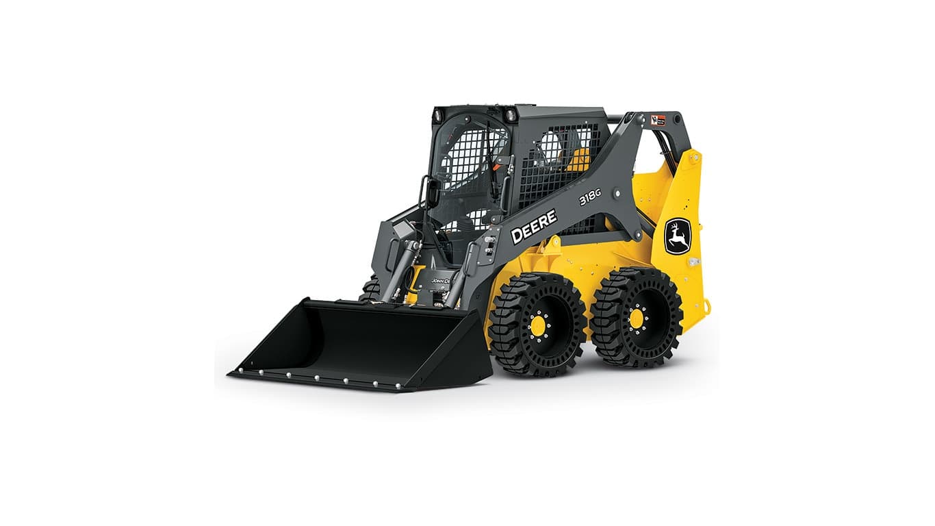 318G Skid Steer model on white background | 4re Equipment | ID: 318gft4