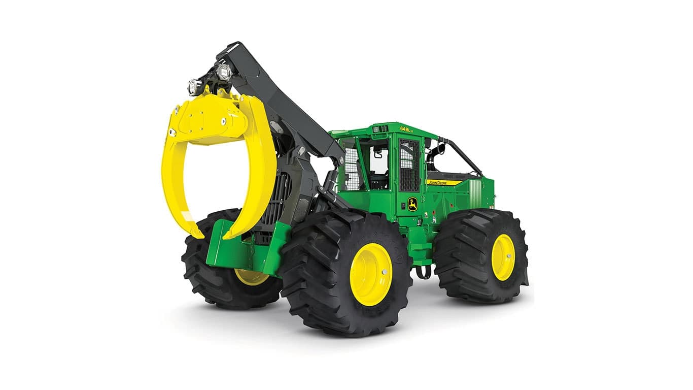 648L II Skidder with white background. | 4re Equipment | ID: 1120dw