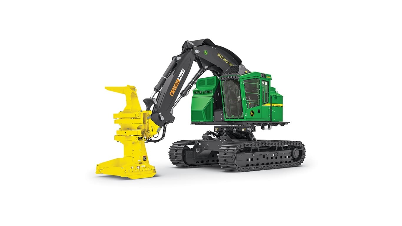 859M Tracked Feller Buncher on white background | 4re Equipment | ID: 859mxt