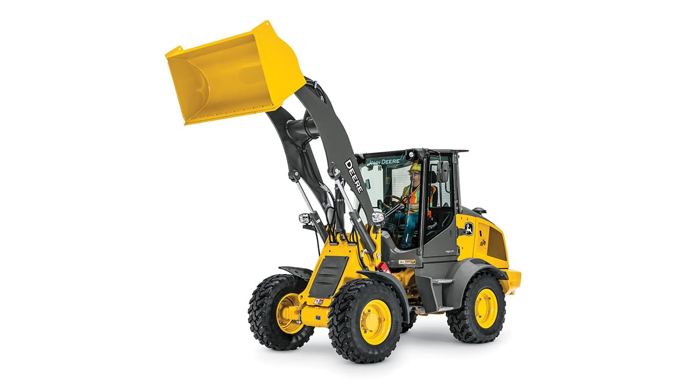 324L Compact Wheel Loader on white background | 4re Equipment | ID: 324lxt
